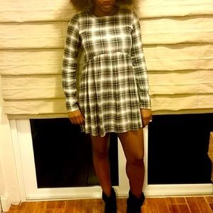 Bcbgeneration  black and white plaid mini